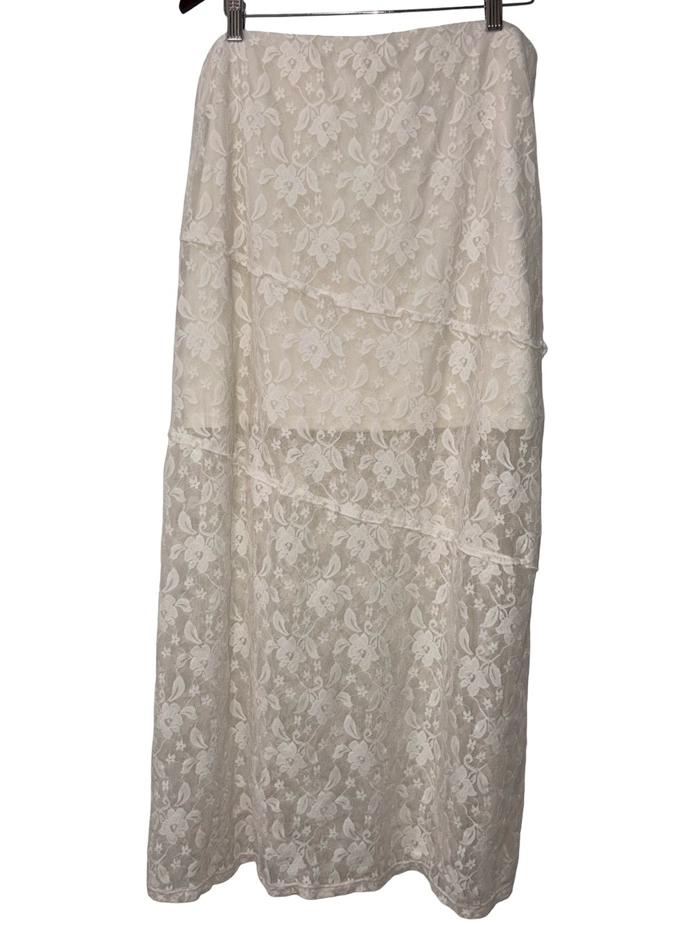 Coastal Cowgirl Cream Lace No Boundaries XL 16-18 Maxi Skirt - Picture 2 of 4